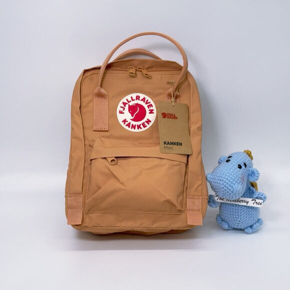 Fjallraven Kanken Mini Backpack 241 Peach Sand 23561 Water Resistant NWT - Picture 1 of 14